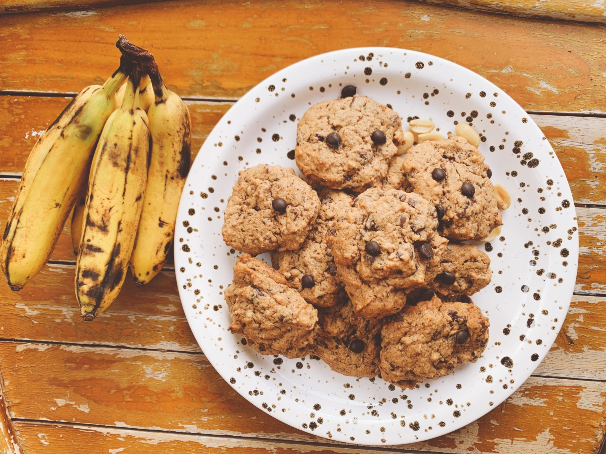 vegane Erdnuss-Bananen-Cookies – M A R Y D I S H E S